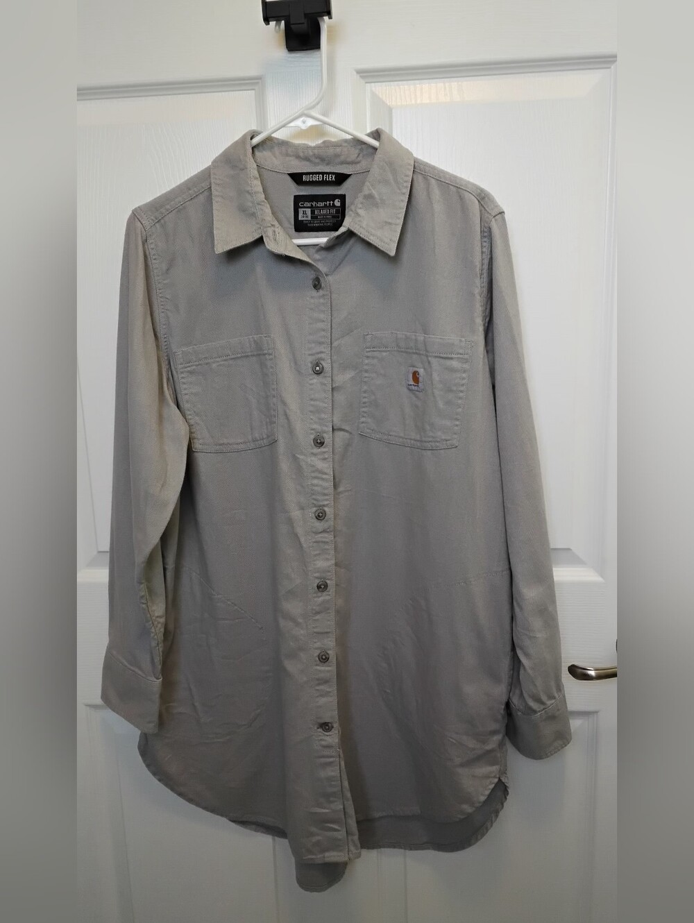 Carhartt Ladies Button-Down ‎ Shirt Dress Size XL